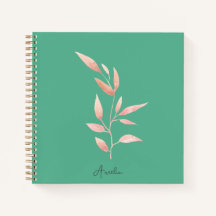 Moderne Teal-Blatt-Dekorative Wurfdecke 