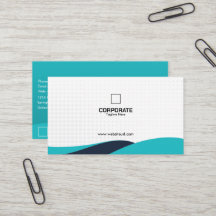 Moderne Teal-Schwarz-Wellen-Vorlage für Unternehme