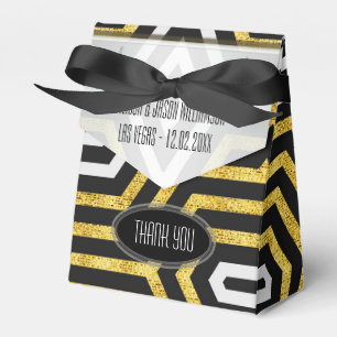 Moderne Tech Gold Glamour Design Party Geschenkbox Geschenkschachtel