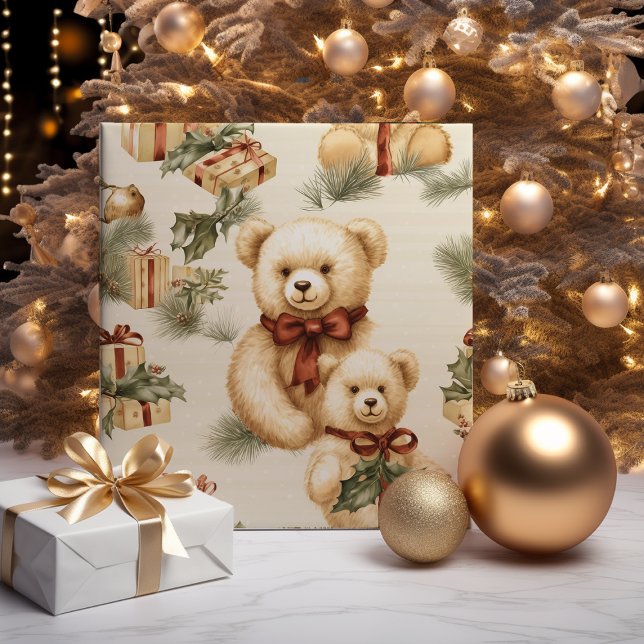 Moderne Teddy Bears Geschenkpapier (Von Creator hochgeladen)