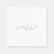 Moderne Terracotta & Green Dankbarkeit II