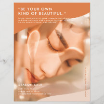 Moderne Terracotta & Pink Business Flyer