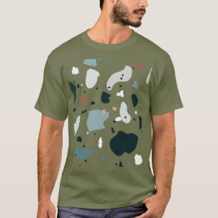 Moderne Terrazzo-Muster – Abstrakte Mittelmeer-Opt T-Shirt