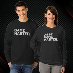 Moderne Textassistent-Spielmeister Damen Langarmsh T-Shirt