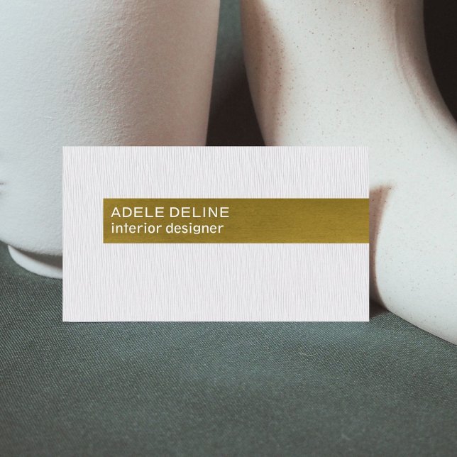 Moderne Textur Weißes Kupferdesign Innenarchitektu Visitenkarte (Von Creator hochgeladen)