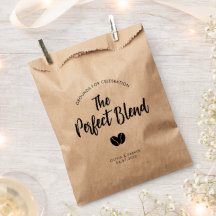 Moderne The Perfect Blend Kaffeebohnen Hochzeit