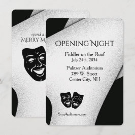 Moderne Theatereinladung Einladung