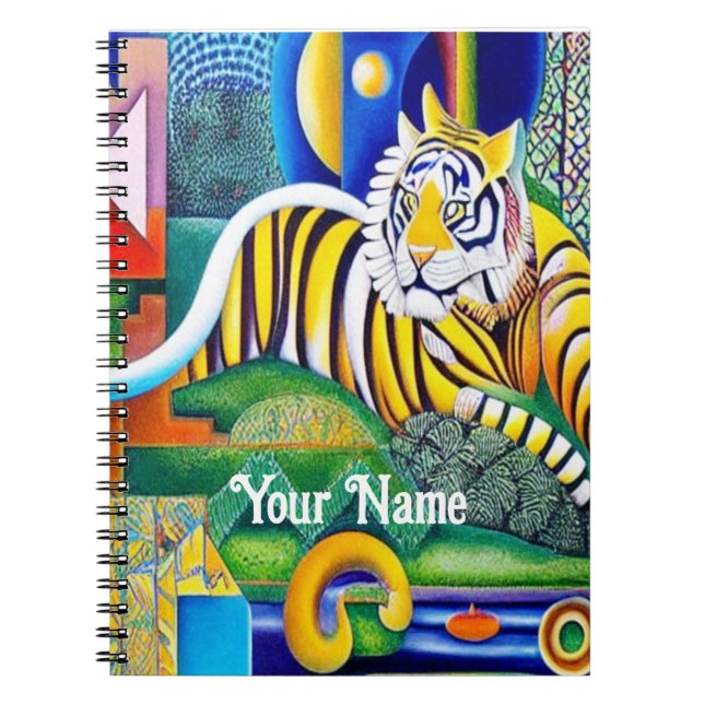 Moderne Tiger Art - Augenblick Notizblock (Vorderseite)