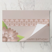 Moderne Tischsets für Kupferbraunpapier