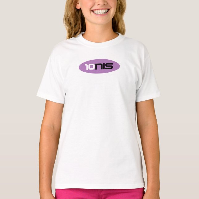Moderne Tischtennisplatten für Frauen und Mädchen T-Shirt (Vorderseite)