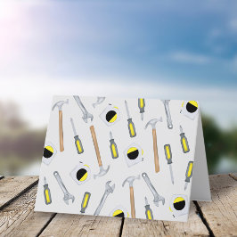 Moderne Tools Muster Whimsical Fun Neck Tie Feiertagskarte