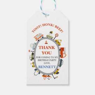 Moderne Toot Honk Beep Cars Transport 1. Geburtsta Geschenkanhänger