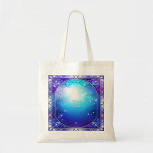 Moderne Tote-Tasche mit Buntglas-Muster Tragetasche