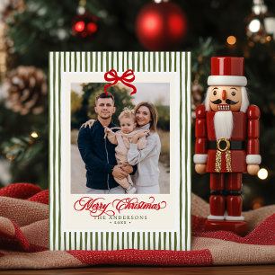 Moderne Traditionelle Frohe Weihnachten Name & Fot