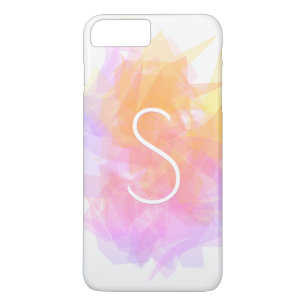 Moderne transparente Schichten/Magenta Pink Gelbs Case-Mate iPhone Hülle