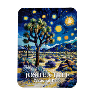 Moderne traumhafte Joshua-Tree-Mojave-Wüstenwander Magnet