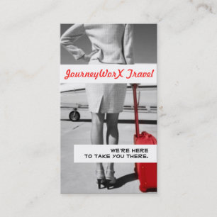 Moderne Travel Agent Business Card Visitenkarte