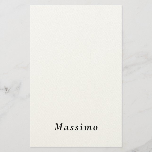 Moderne Trenddesigns einzigartig persönlich Briefpapier (Vorderseite)