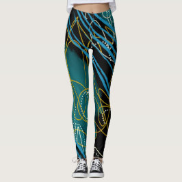 Moderne, trendige Abstrakte Leggings