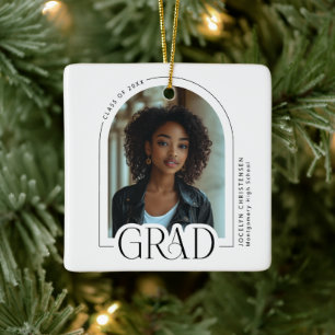 Moderne trendige Arch-Foto-Graduierung Keramikornament