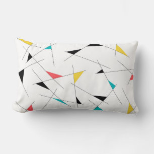 Moderne, trendige, einfache, lustige geometrische lendenkissen