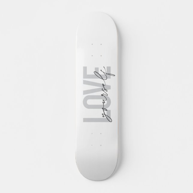 Moderne, trendige, einfache, urbane Liebe Sie selb Skateboard (Vorne)