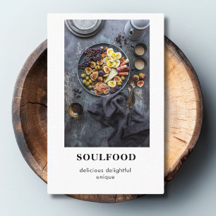 Moderne trendige Foto Business Card Visitenkarte