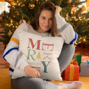 Moderne, trendige, fröhliche und helle Minimalisti Kissen