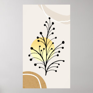 Moderne trendige Gestaltung Poster