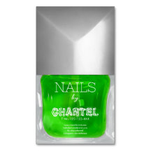 Moderne, trendige, grüne Nagelpolis, chic