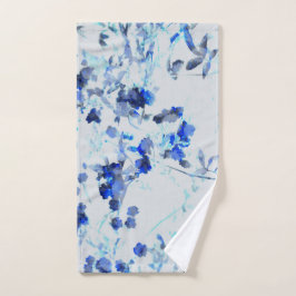 Moderne, trendige Kunst des Blumenmusters / Blume Handtuch