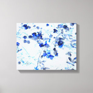 Moderne, trendige Kunst des Blumenmusters / Blume Leinwanddruck