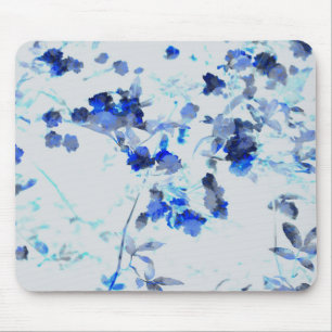 Moderne, trendige Kunst des Blumenmusters / Blume Mousepad