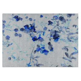 Moderne, trendige Kunst des Blumenmusters / Blume Schneidebrett