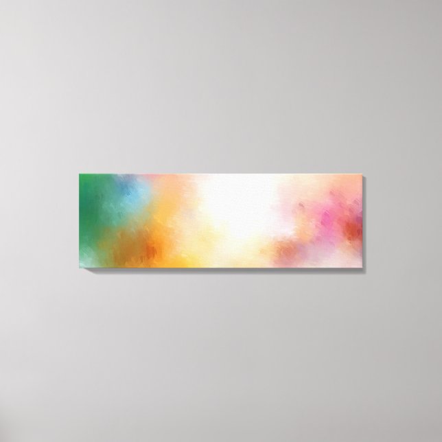 Moderne, trendige Kunstwerke Abstrakt rotes Rosa Leinwanddruck (Vorderseite)