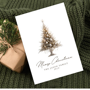 Moderne trendige minimalistische frohe Weihnachten