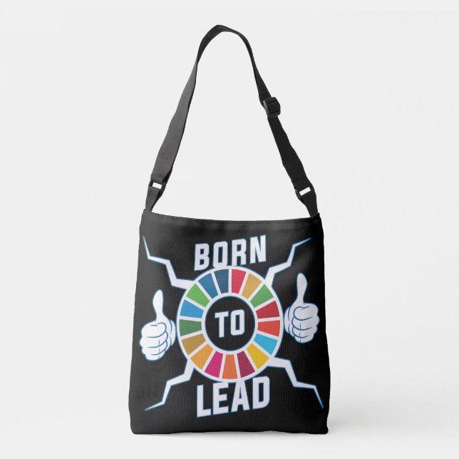 Moderne, trendige Motivierend Inspirationsgeschenk Tragetaschen Mit Langen Trägern (Rückseite)