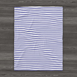 Moderne, trendige Streifen Fleecedecke