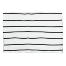 Moderne trendige Streifen Muster minimal Schwarz-w