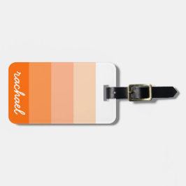 Moderne, trendige Streifen Personalisiert Gepäckanhänger