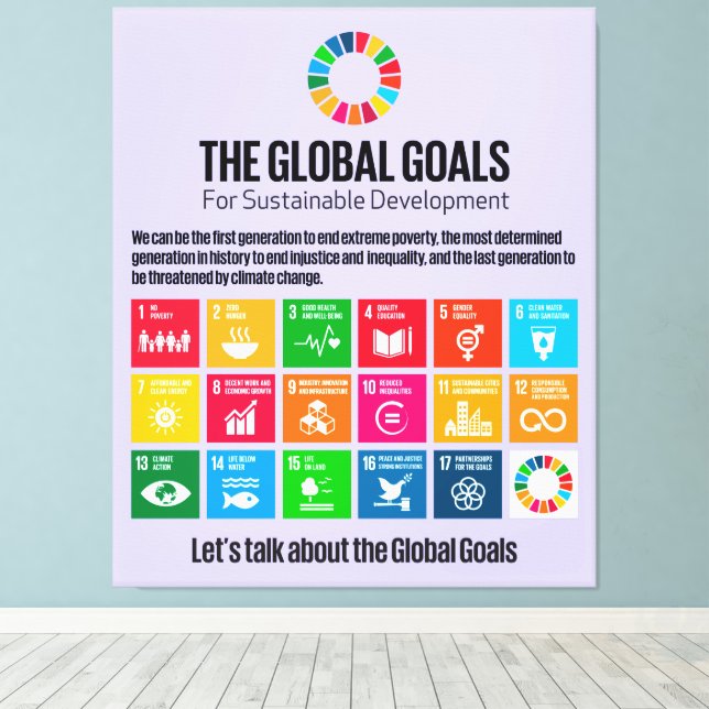 Moderne trendige Wall Art Exklusiver Luxus Leinwanddruck (Insitu (Holzboden))