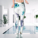 Moderne, trendige Weiß- und Pfauenfeder<br><div class="desc">Mit der Einführung der neuen Shy Shy Panda Unusual und der einzigartigen, hochdetaillierten Peacock Feather Leggings - ein modernes und kompaktes Modestatement für die modebewusste Masse. Diese Leggings mit einem farbenprächtigen trendigen Design aus weiß-grün-türkis-weiß zeichnen sich durch eine lässige und augenfällige Variante aus, die sich perfekt für alle Jahreszeiten -...</div>