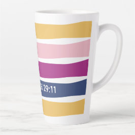 Moderne Trending Striped Christlich JEREMIAH 29:11 Milchtasse