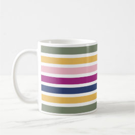 Moderne Trending Striped Christlich PSALM 46:10 Kaffeetasse