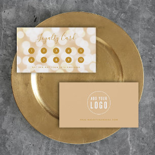 Moderne Trendkalligrafie Champagne Bokeh Lights Treuekarte