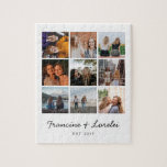 Moderne Trendy Best Friends Besties Fotomaterial C Puzzle<br><div class="desc">Modernes Trendy Best Friends Besties Foto Collage Jigsaw Puzzle. Perfektes Geschenk für Ihren Geschmack!</div>