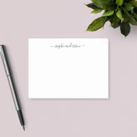 Moderne Trendy Calligraphy Script Personalisiert