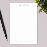 Moderne Trendy Calligraphy Script Personalisiert