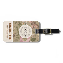 Moderne trendy Wildblumen Botanische Florale Monog