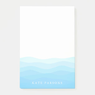 Moderne Tropenwellen Post-it Klebezettel